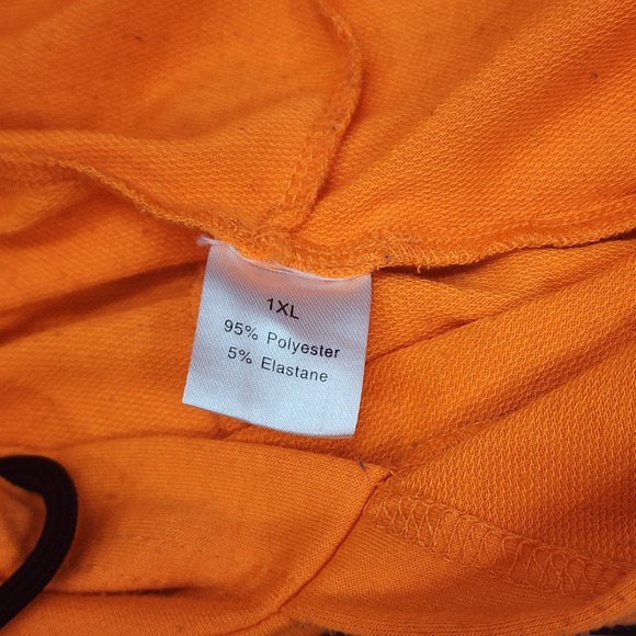 The Boys of Fall Slasher Movie Halloween Hooded Sweatshirt Orange Men's Sz XL - Picture 5 of 5